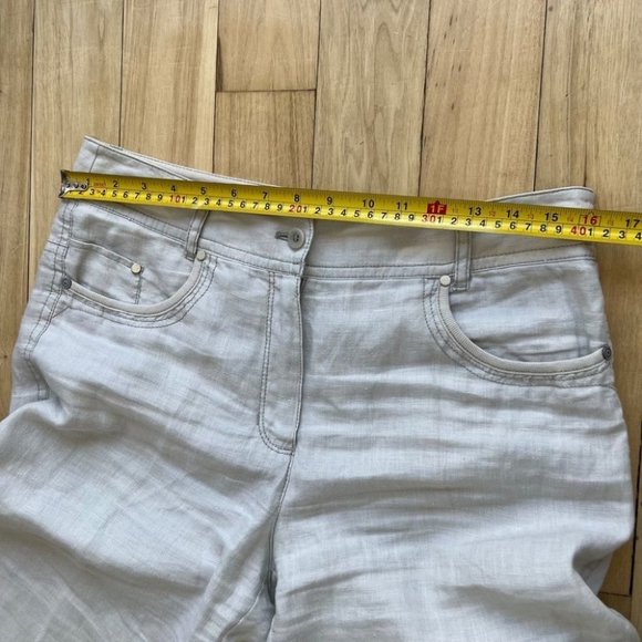 Olsen Europe Anna wide leg linen pants - Picture 7 of 11